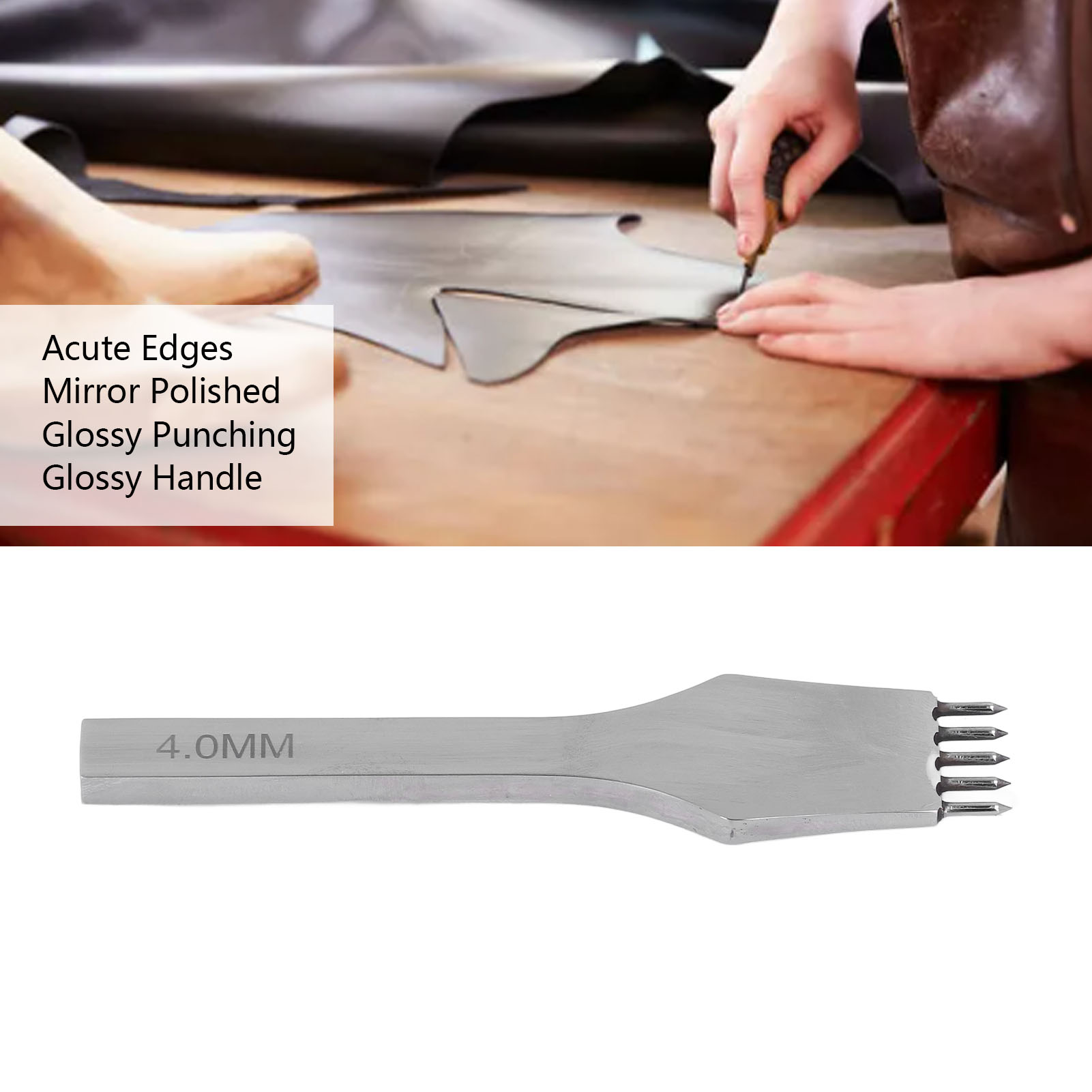 Poinçons Gaufrage Cuir Ensemble Poinçons Cuir 18PCS | Poinçons Gaufrage Alliage | Outils DIY Cuir Et Craft Accessoires Couture Cuir